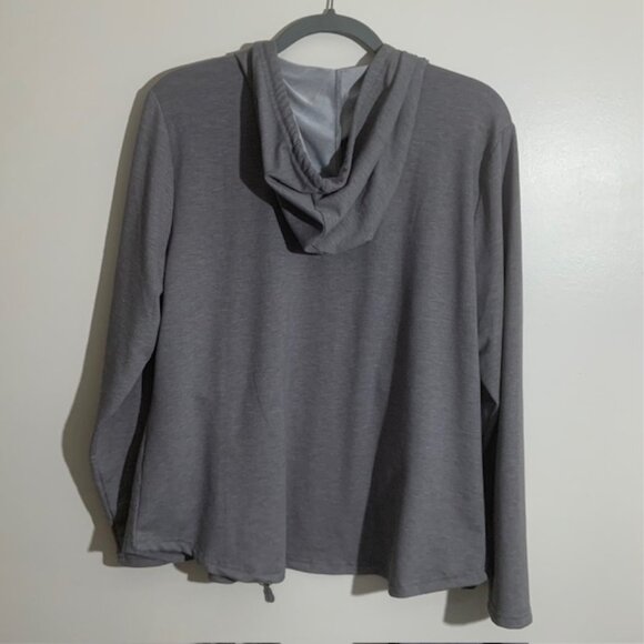 32 Degree Cool Heather Gray Full Zip Activewear Gym Women's Top - Size XL - Picture 5 of 5